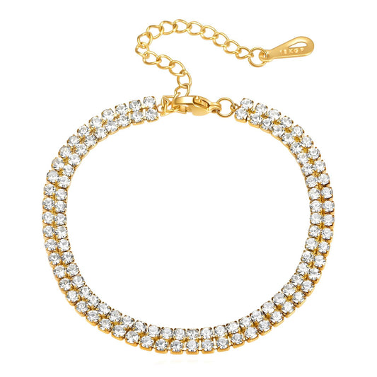 Zirconia Smash Tennis Bracelet