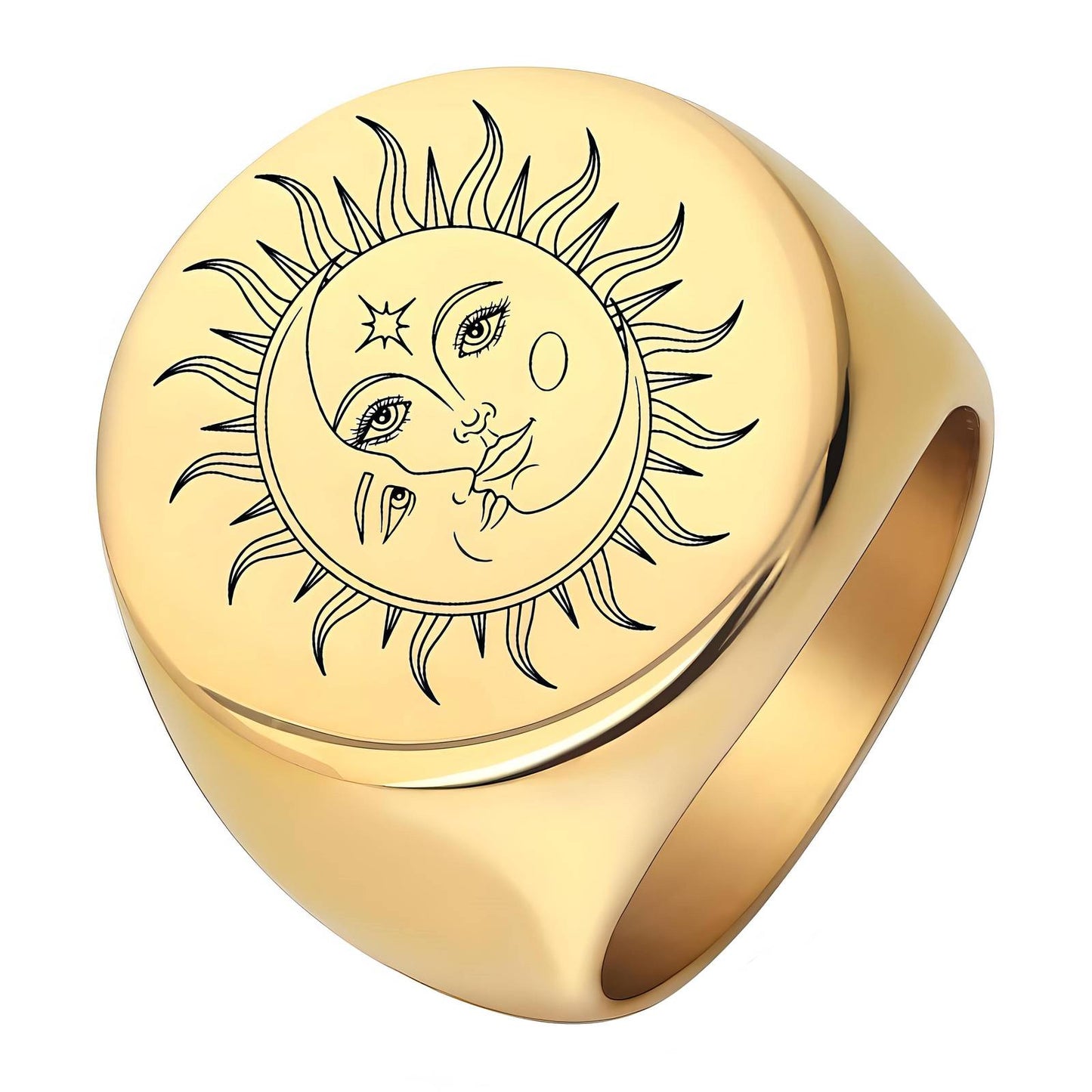 Dawn's Embrace Gold Ring